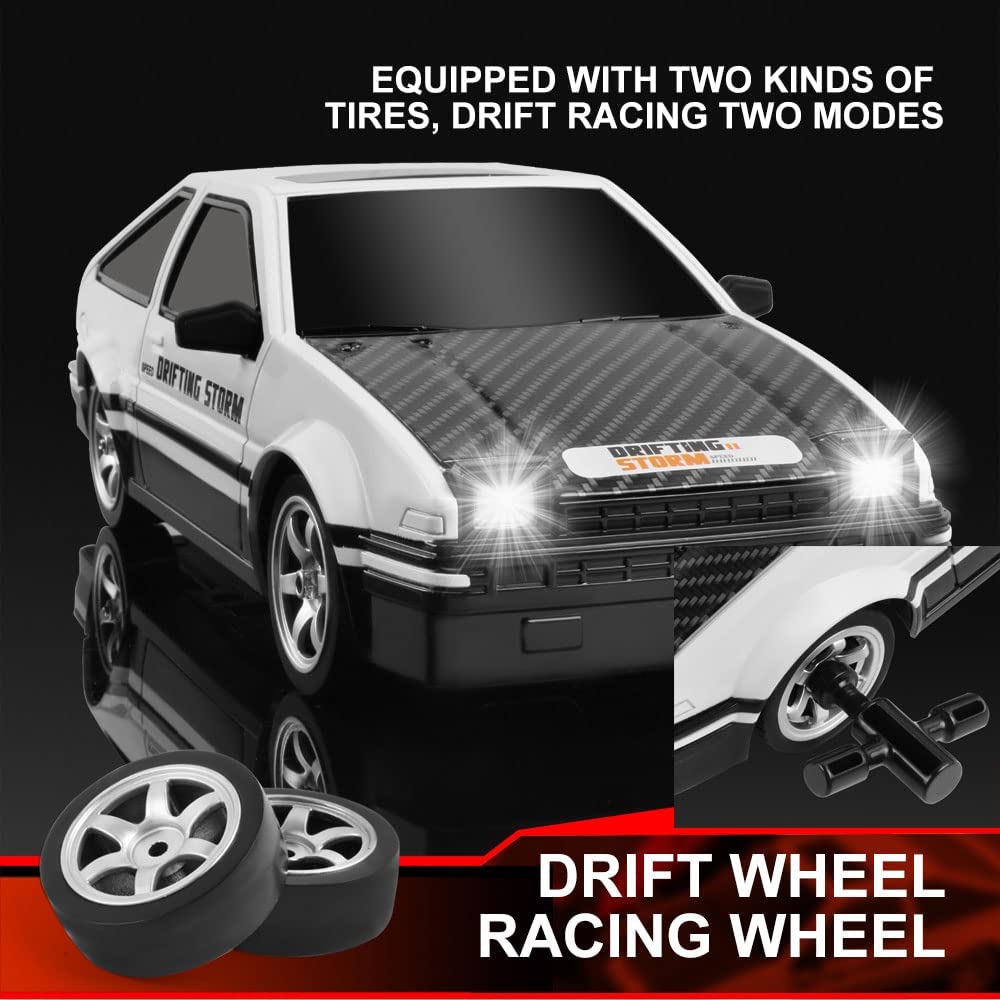 Amazon.co.jp: RC ドリフトカー 1:16 スケール 4WD RC カー LED ライト